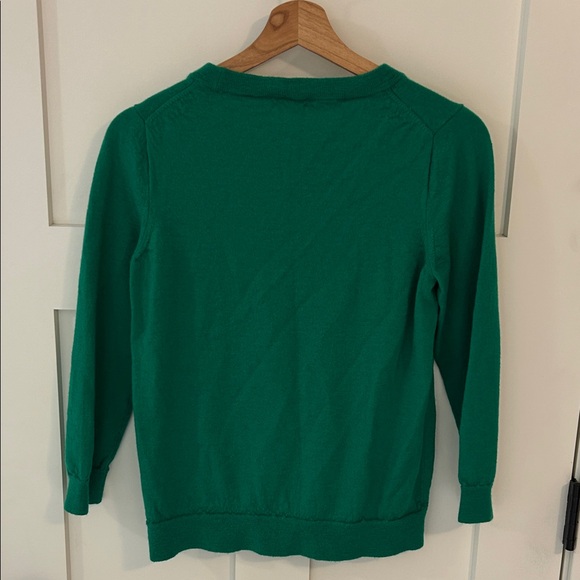 J. Crew Classic Green Crew Neck Sweater - Picture 3 of 3